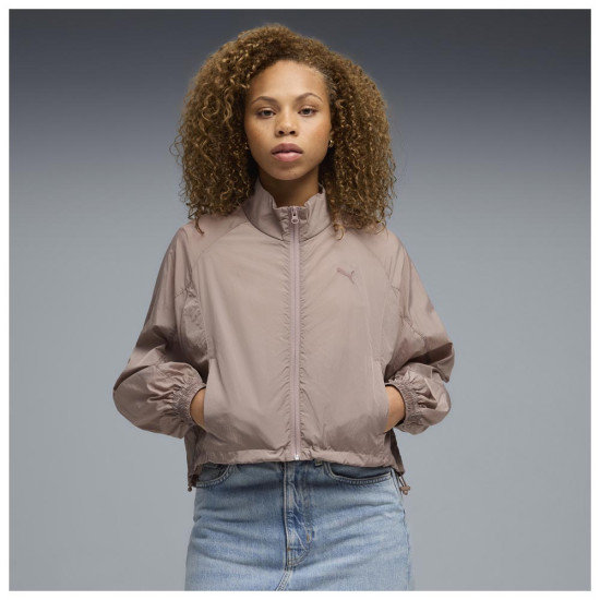 Puma Γυναικείο μπουφάν Her Relaxed Full-Zip Woven Jacket